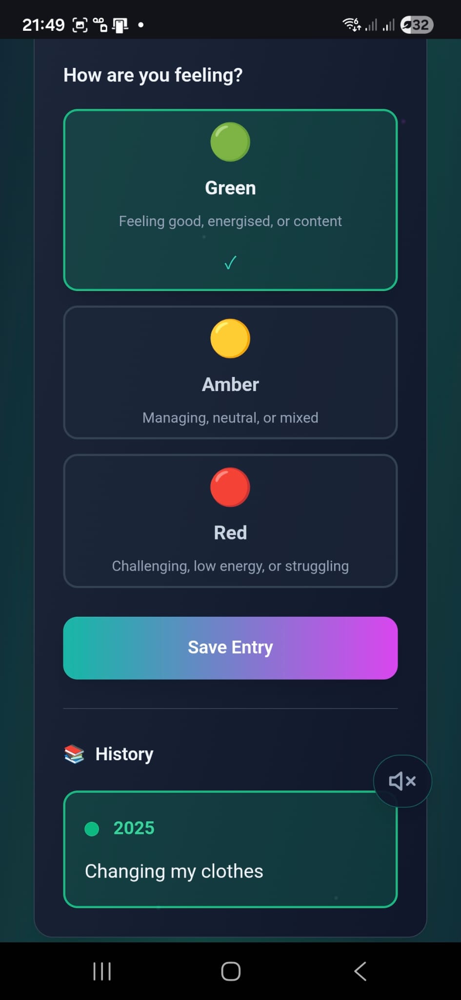 Mood & energy patterns